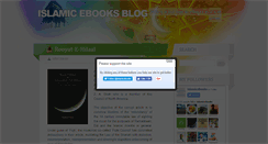 Desktop Screenshot of islamicebooksblog.com